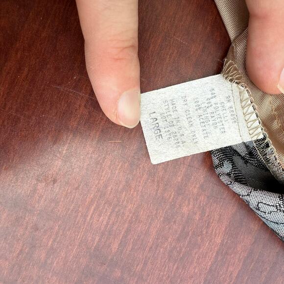 Danielle B Tapestry Vest, Size Large, Made in Italy - Picture 5 of 6